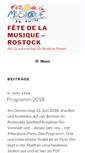 Mobile Screenshot of fete-rostock.de